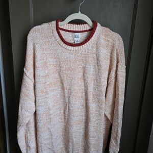 BDG Knit Sweater with Rust Accents XL
